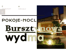 Tablet Screenshot of bursztynowa-wydma.pl